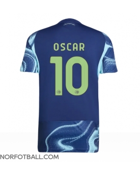 Billige Fotballdrakt Ajax Oscar Gloukh #10 Replika Bortedrakt 2025-26 Kortermet Billige Fotballdrakt Ajax Oscar Gloukh #10 Replika Bortedrakt 2025-26 Kortermet